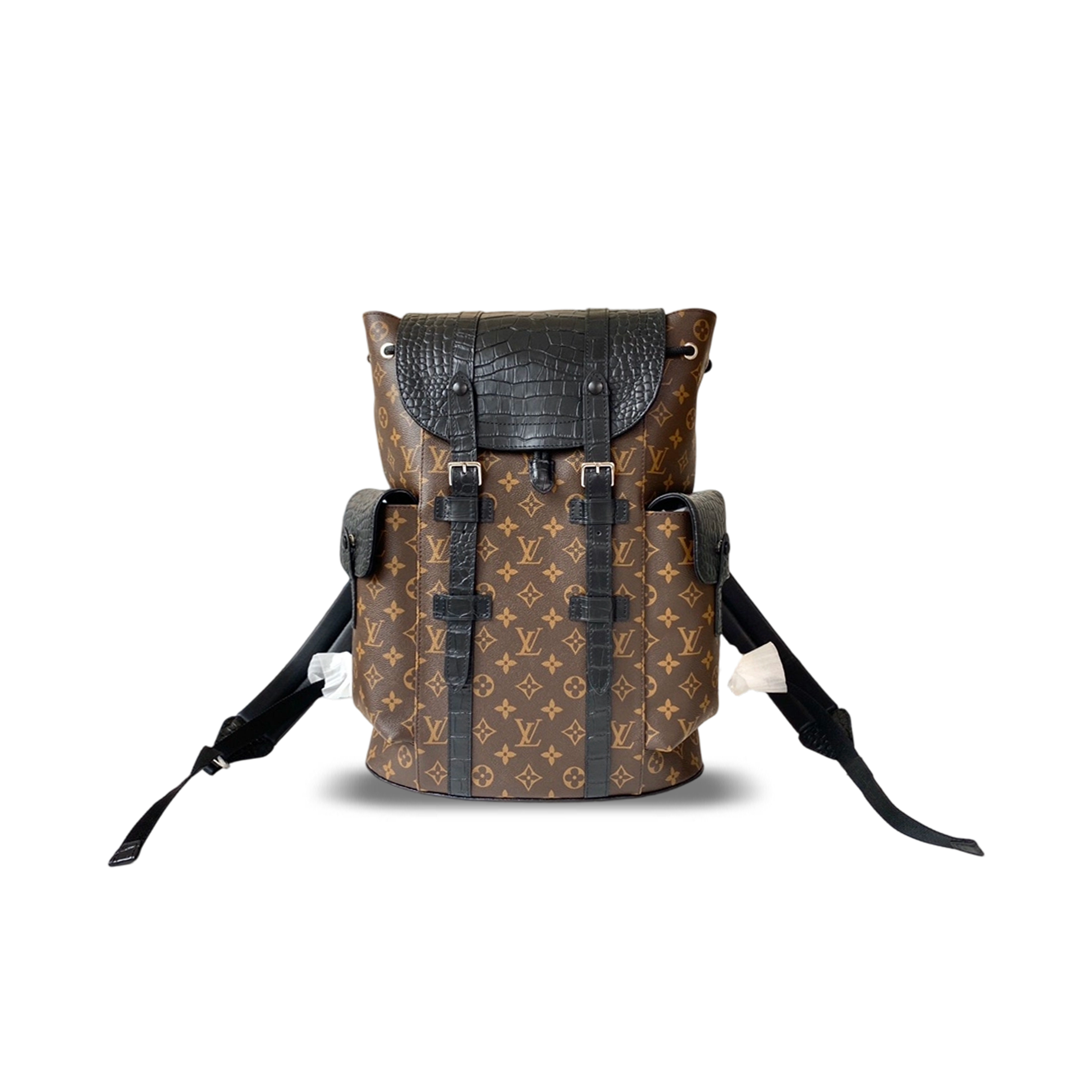 LOUIS VUITTON CHRISTOPHER PM MONOGRAM EXOTIC CROCODILE (44*33*13cm)